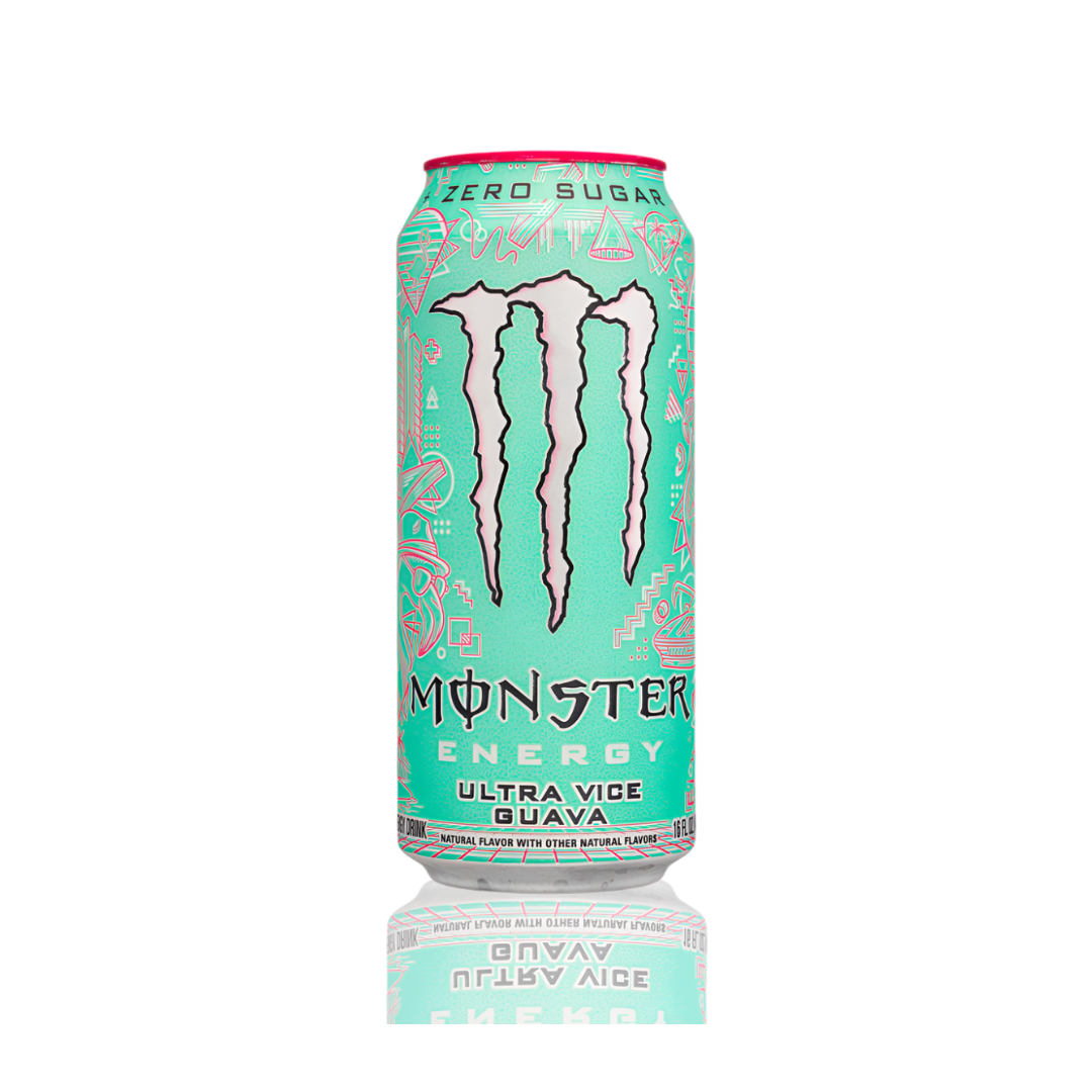 Monster Energy Ultra Guava – Zero sugar tropical guava energy drink, 500ml can available at Suppply