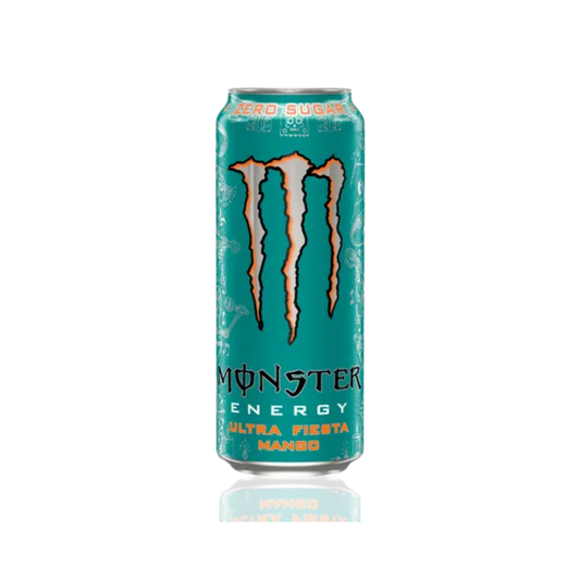 Monster Energy Ultra Fiesta Mango – Zero sugar mango energy drink, 500ml can available at Suppply